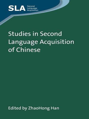 cover image of Studies in Second Language Acquisition of Chinese